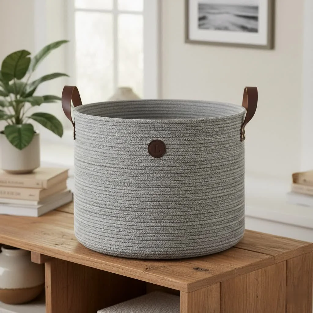 Different types of laundry baskets
