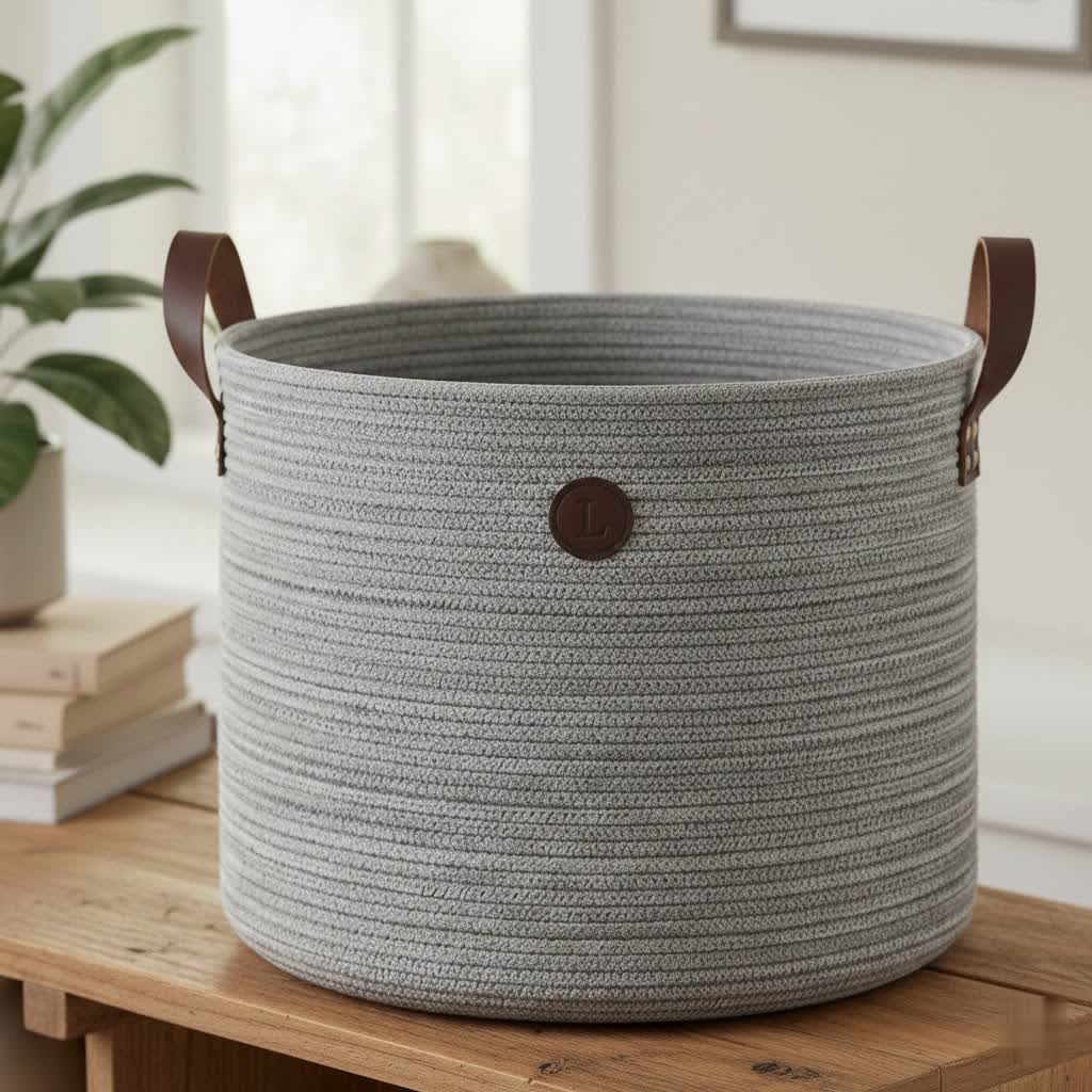 The Essential White Laundry Basket: Blending Style and Functionality
